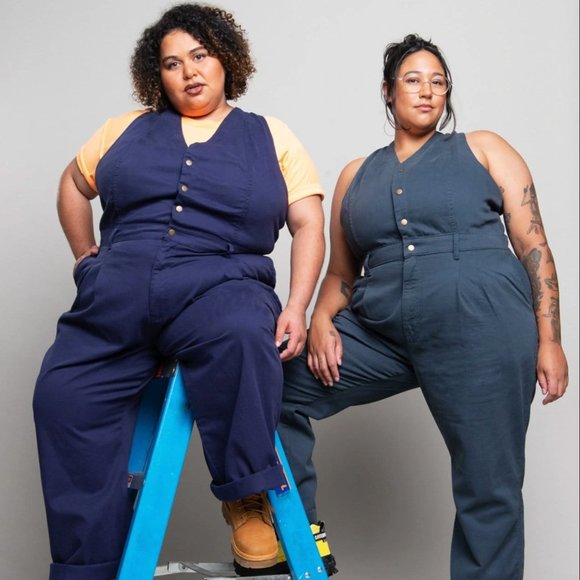 SÜK Workwear Open Front Overalls - Picture 4 of 5